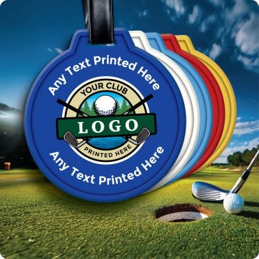 Custom Golf Club Membership & Society Bag Tags – Data Disc Style 1