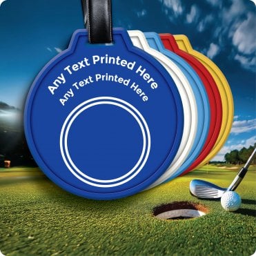 Custom Golf Club Membership & Society Bag Tags – Data Disc Style 3