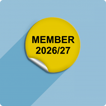 Membership Year Labels 2026/27 – Self-Adhesive Membership Stickers for Golf Clubs & Societies