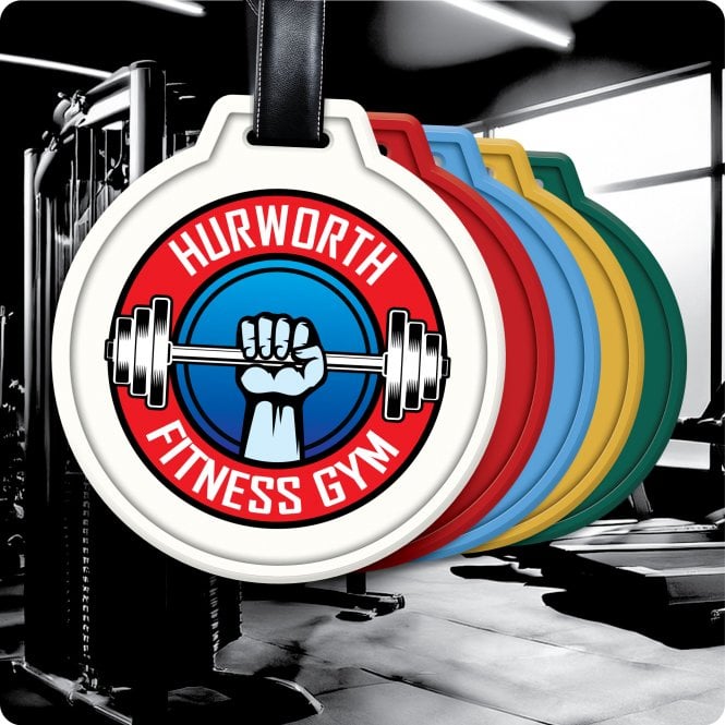 Personalised Fitness Gym Bag Tags for Membership Identification – Data Disc Style