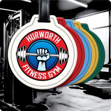Personalised Fitness Gym Bag Tags for Membership Identification – Data Disc Style