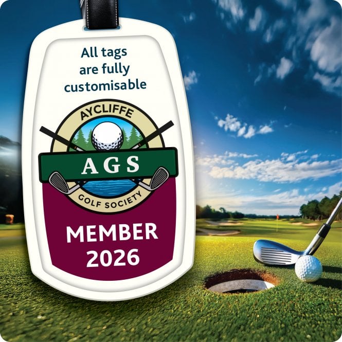 Personalised Golf Bag Tag - Rhombus