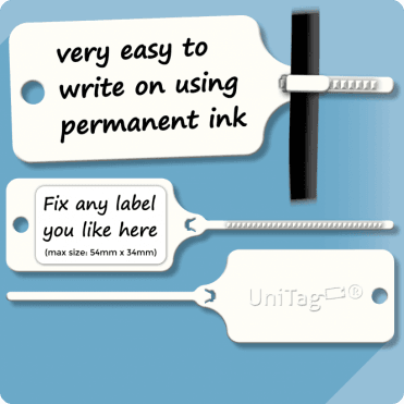 Vehicle Keytags - White